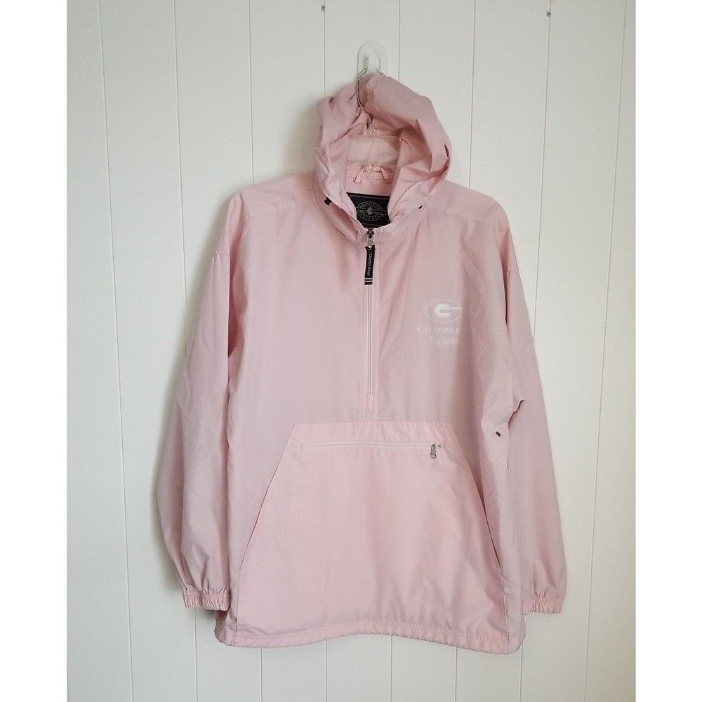 Grambling State University Tigers Jacket Women's Small Pink Pullover Zipper